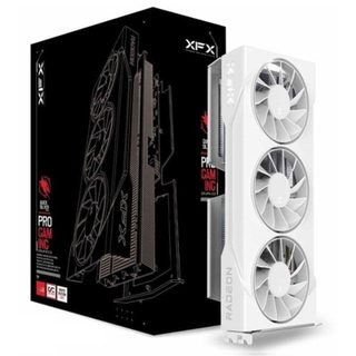 XFX Radeon RX 9060 XT SWIFT OC 16GB GDDR6 Triple Fan White