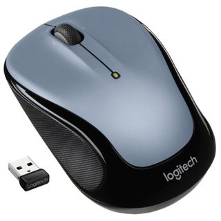 Souris sans fil Logitech M325s - Légère et argentée - Connexion sans fil fluide - Précision 1000 Dpi - 3 boutons pour une navigation rapide