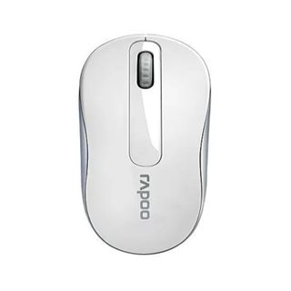 Souris sans fil Rapoo 1000 DPI compacte ambidextre longue durée de vie de la batterie blanche