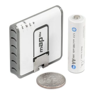 Point d'accès compact blanc Mikrotik mAP lite 2,4 GHz 10/100 Mbit/s PoE