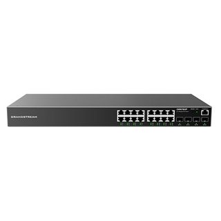 Commutateur de gestion SFP mural/rack L2+ 16 ports PoE Gigabit Grandstream Networks GWN7802P