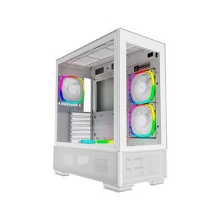 montech Tour en verre trempé Montech Sky Two, 4 ventilateurs GPU ARGB 168 mm, VGA 400 mm