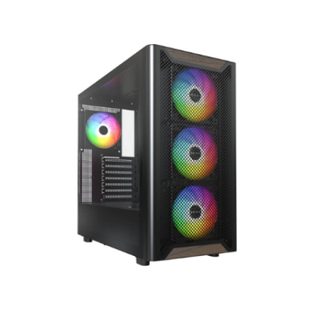montech Tour ATX Montech XR WOOD (B) Midi-Tour 4x120mm RGB Fenêtre latérale