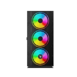 savio Raptor X1 ARGB Tower 4 ventilateurs Verre trempé Commande vocale USB 3.0