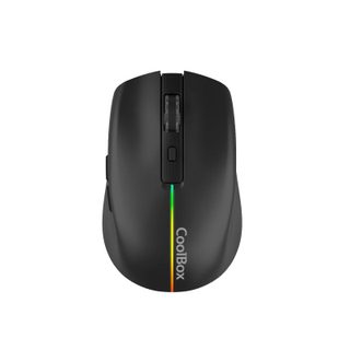 Souris sans fil CoolBox 1600 DPI RGB 6 boutons USB-C rechargeable