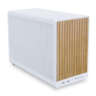 Lian Li A3-mATX Blanc/Motif Bois Micro ATX Mesh Compact
