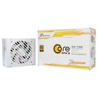 Seasonic Alimentation modulaire Seasonic 750 W 80PLUS Gold CORE GX ATX 3, protections OCP/OVP/UVP