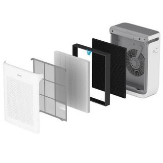 Purificateur d'air Levoit Vital 100 avec système de filtration HEPA en 3 étapes et préfiltre à charbon lavable