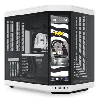 hyte Y70 Touch Infinite Noir/Blanc Écran IPS 14,9 pouces Verre trempé EATX