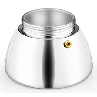 Cafetière italienne à induction Monix Inox 6 tasses 0,37 L Base en aluminium et acier inoxydable Bi-Clad