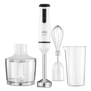 Mixeur plongeant turbo Ufesa Pulsar Delux Max 600 W avec 2 lames et gobelet doseur de 0,6 L