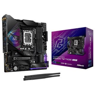 ASRock Z890 Micro ATX LGA 1851 Z890M Riptide WiFi DDR5 Thunderbolt 4