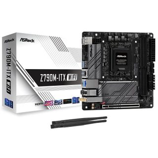 ASRock Z790, Intel Z790 Socket 1700 Mini ITX Z790M-ITX, Wi-Fi DDR5 PCIe 5.0, Wi-Fi 6E, LAN 2,5 GbE