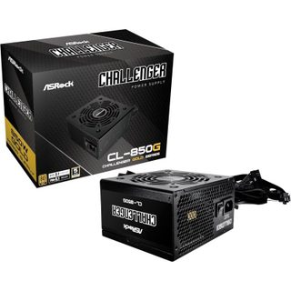 ASRock Bloc d'alimentation Asrock 850 W, certification 80 PLUS Gold, Challenger CL-850G, protection avancée
