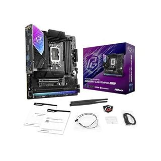 ASRock B860M Micro ATX LGA 1851 Phantom Gaming Lightning WiFi DDR5 M.2 PCIe LAN Gigabit