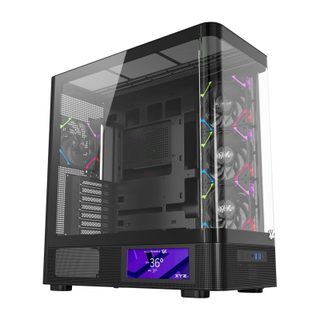 xyz QUANTUM PRO en verre incurvé, écran 6,2 pouces, prise en charge GPU 400 mm, A-RGB, ATX