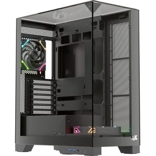 xyz Boîtier de jeu panoramique ATX XYZ Trifecta en verre trempé, 2x VORTEX A-RGB USB-C