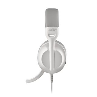 NGS avec câble USB-C/USB-A, microphone pliable et filtrage du bruit