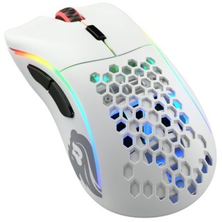 Souris de jeu sans fil Glorious 19 000 DPI, 6 boutons, blanche