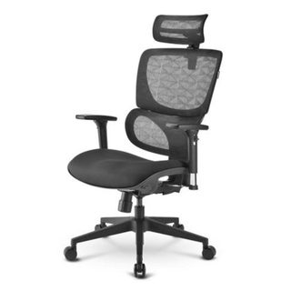 Chaise de Bureau Sharkoon OfficePal C30, Noir, Siège Nido, Dossier en Maille