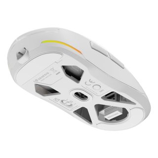 Souris GENESIS NMG-2194 Ambidextre Bluetooth + USB Type-C 26000 DPI Blanc
