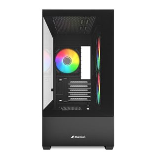 Sharkoon Boîtier Sharkoon MK6 RGB Midi Tower PC Micro ATX Avec Ventilateurs RGB