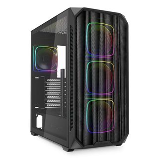 Sharkoon Boîtier Sharkoon AK5M RGB Midi Tower, 4 Ventilateurs PWM RGB, Support ATX