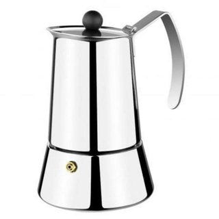 Cafetière italienne Monix M630004 4 Tasses Acier inoxydable Induction Brillant