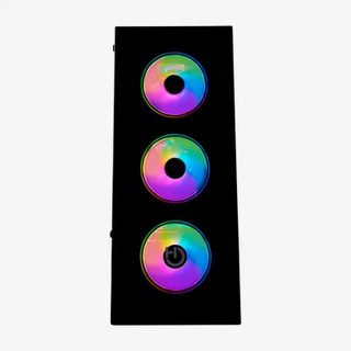 hiditec Boîtier ATX moyen tour Hiditec Z20 Aura ARGB en verre trempé, USB-C, 9 ventilateurs