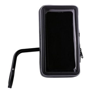 Support moto universel étanche pour smartphones jusqu'à 7" avec rotation à 360° et rangement