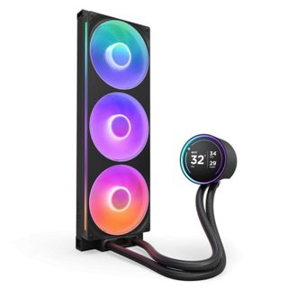 Nzxt Système de refroidissement liquide NZXT Kraken Elite 420 RGB, 3 ventilateurs de 140 mm,