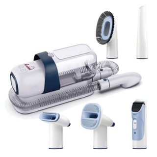Peigne de toilettage Comelec SM7569 3 niveaux d'aspiration Silencieux 5 accessoires