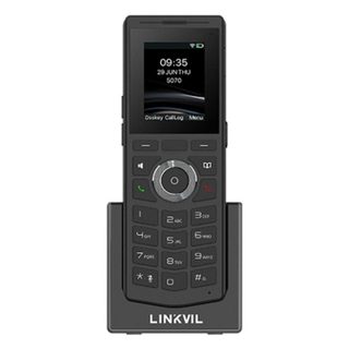 Téléphone IP Fanvil W610W Noir Terminal sans fil 4 lignes 1000 entrées 5,08 cm (2" )