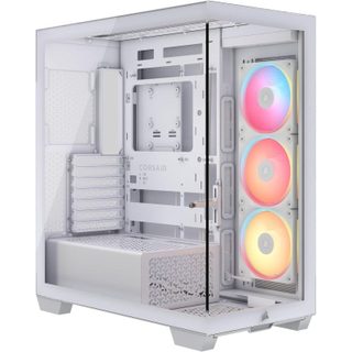 Corsair 3500X LX-R RGB Boîtier Moyen Tour en Verre Trempé avec Ventilateurs RGB Préinstallés