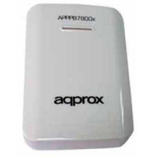 Batterie externe Approx APPPB7800W 7800 mAh Blanc