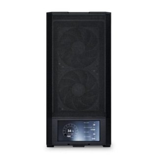 Lian Li LAN207DX Midi Tower 6" Écran Intégré Aluminium Verre Templé