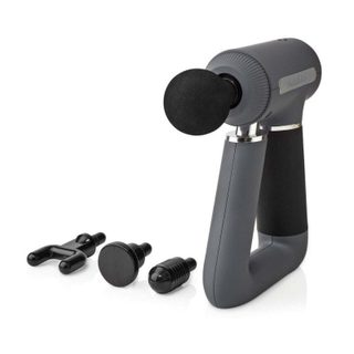 Pistolet de Massage Nedis HCMSG300 6 Vitesses Silencieux Rechargeable Ergonomique