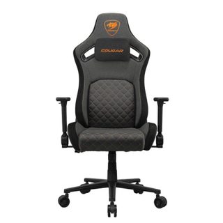 Silla Gaming COUGAR CGR-DFF-GRB, 120 kg, Asiento Acolchado, Respaldo Tapizado, Negro