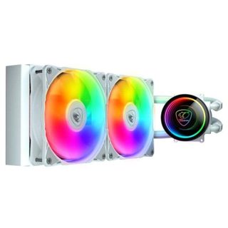 Cougar Refrigeración Líquida Cougar Poseidon Elite ARGB 240mm 2 Ventiladores Blanco