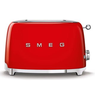 Grille-Pain Smeg TSF01RDEU 2 Tranches Rouge Acier 950 W