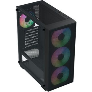 AeroCool Boîtier AeroCool B509A ATX, 6 ventiladores ARGB, verre trempé,