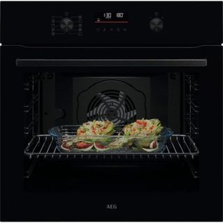 Horno électrique AEG Series 5000 TU5PB41FSK 72 L Noir avec fonction de nettoyage automatique