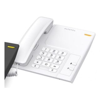 Alcatel T26, Téléphone analogique, Auclerc sans fil et avec fil, Blanc