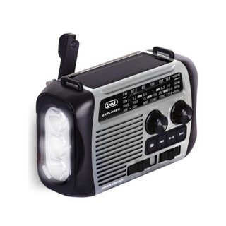 Trevi RA 7F30 BT - AM, FM, SO, Couleurs Noir et Gris, Chargement Solaire