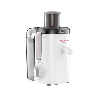 Moulinex JU370110 Centrifugeuse 350W Blanche, Capacité 0,95 L, 2 Vitesses, 60 mm