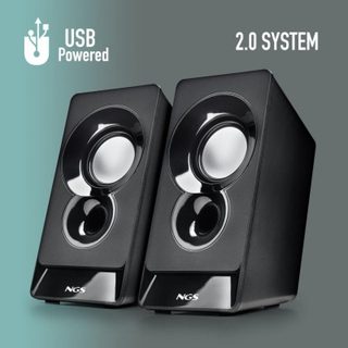 Altavoces NGS SB 210 Alámbricos 12W USB 2.0 Canales Sonido Estéreo