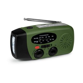 Thomson RT260, énergie solaire, 2000 mAh, FM/AM, LED, SOS