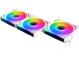 xigmatek Ventilateur supplémentaire 3x120mm ARGB 800-2000 RPM avec hub LED et câblage modulaire