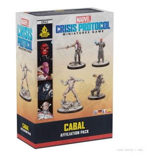 Jeu de société Marvel Crisis Protocol MCP Cabal Affiliation Pack figurines multicolore 90 min 2 joueurs