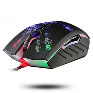 Bloody A60 Souris gaming 6200 DPI RGB Filaire 8 boutons Optical Right-hand Noir